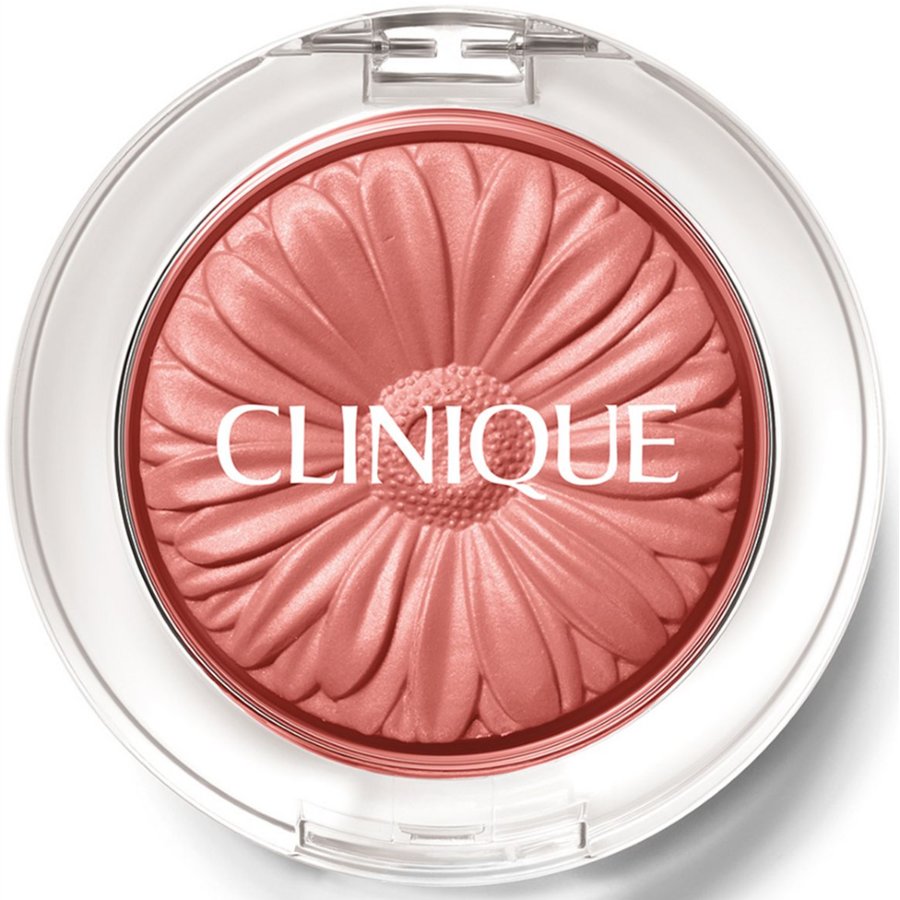 Clinique blush compact on a white background