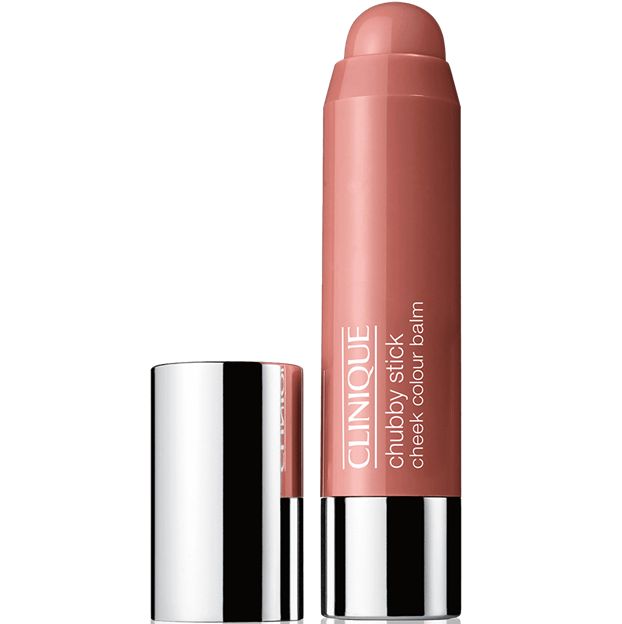 Clinique chubby stick cheek color balm on a white background