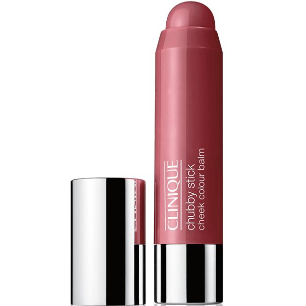 Clinique chubby stick cheek color balm on a white background