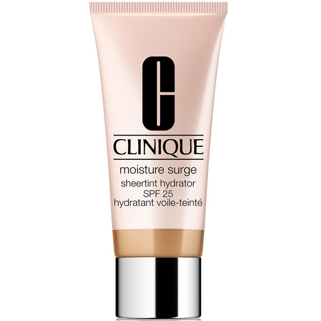 Clinique moisture surge sheertint hydrator tube on a white background