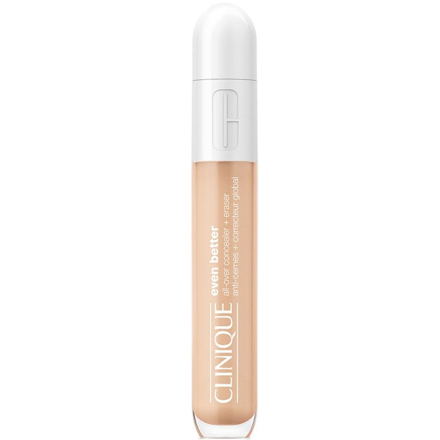 Clinique concealer bottle on a white background