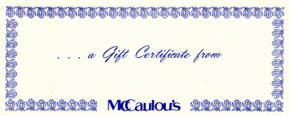 Gift Certificate