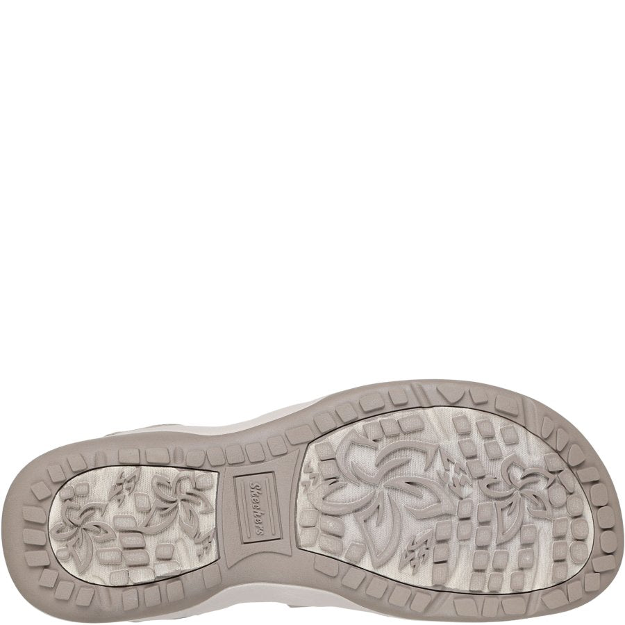 SKECHERS Womens Slip-ins: Reggae Slim - Stretch Flex - Taupe