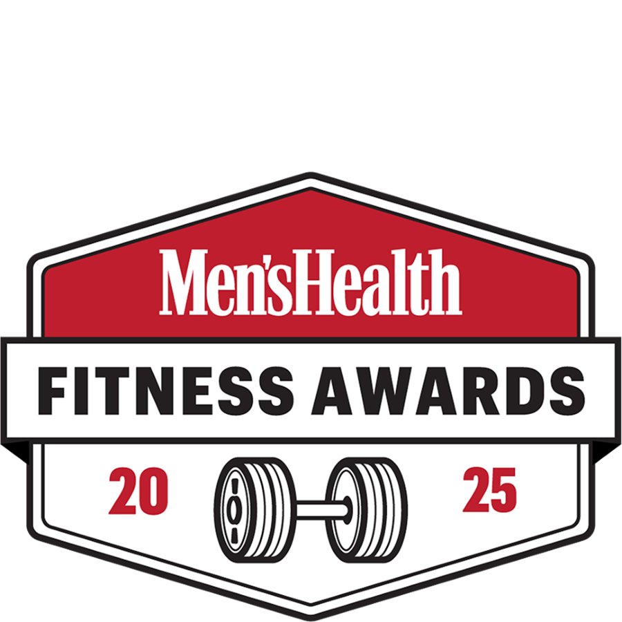 Men's Health Fitness Awards logo with a red and white color scheme.
