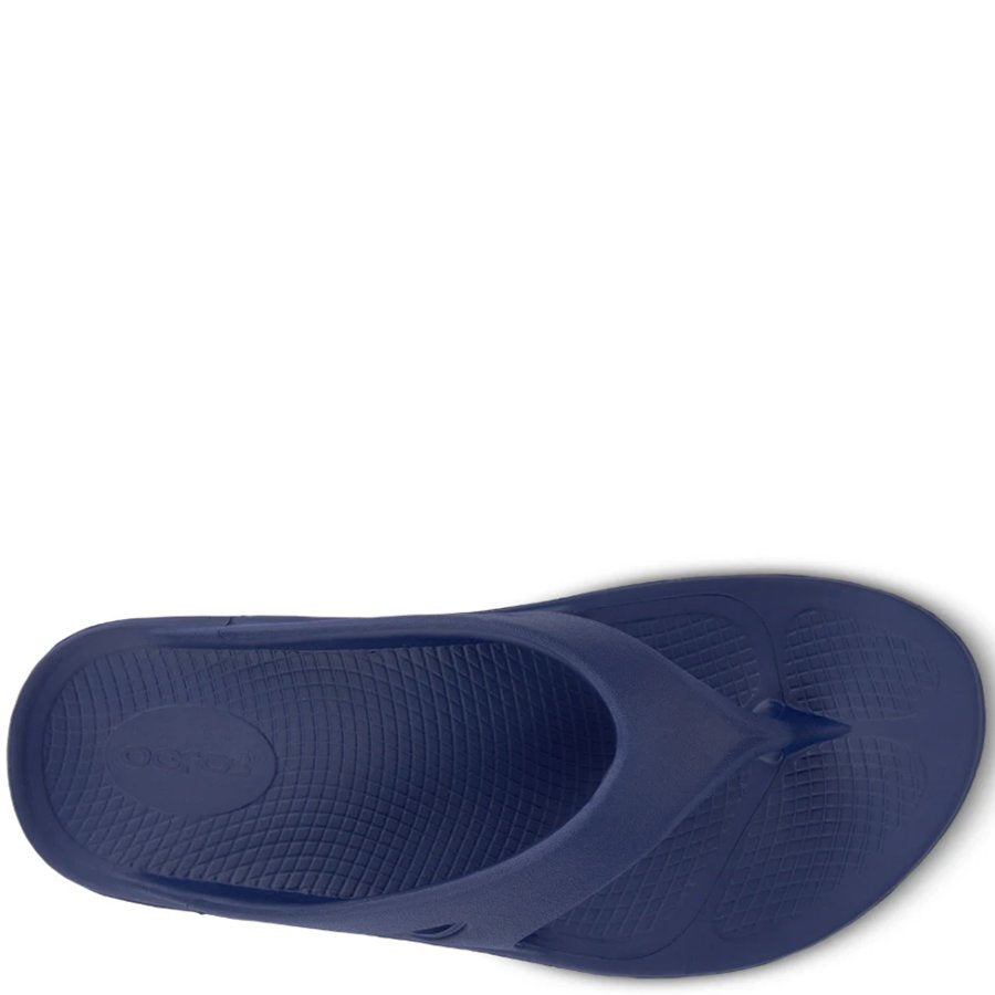 Blue sandal on a white background