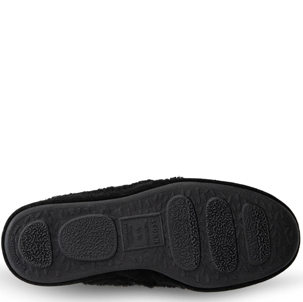 Black shoe sole on a white background