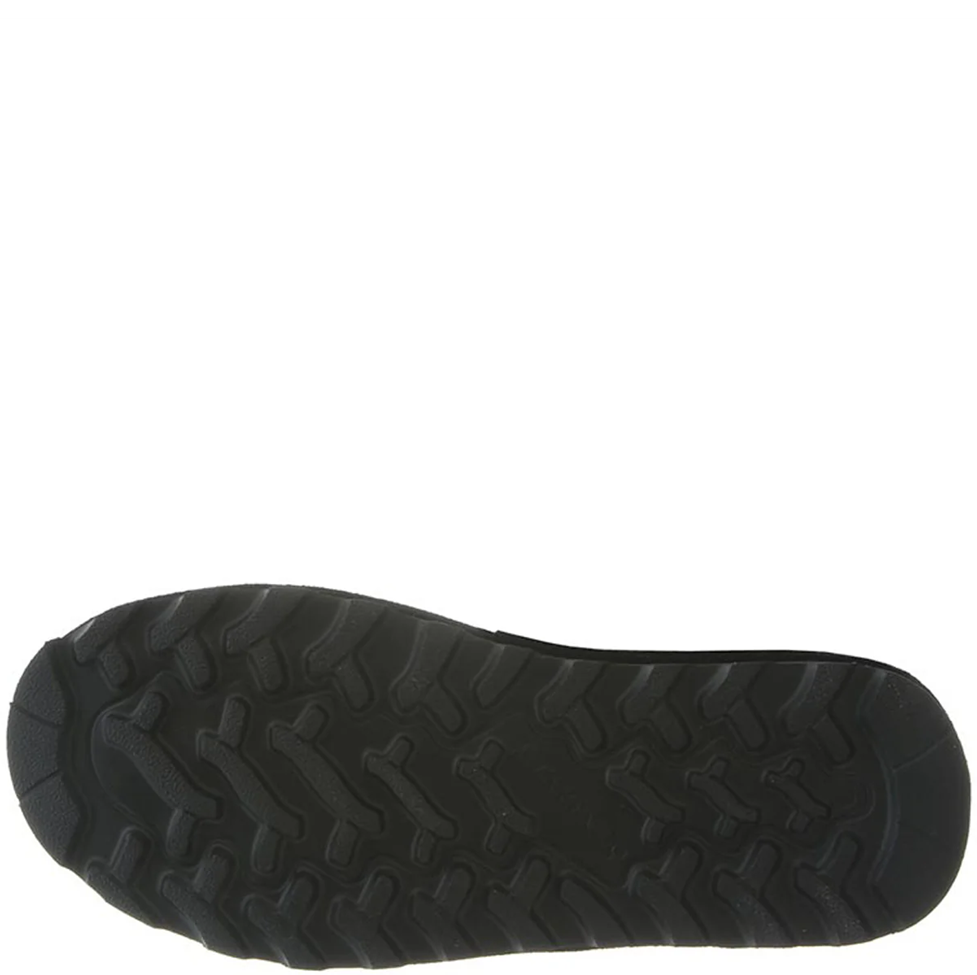 Black shoe sole on a white background