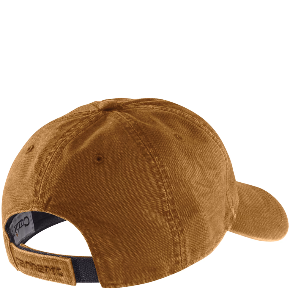 Brown cap with Carhartt logo on a white background