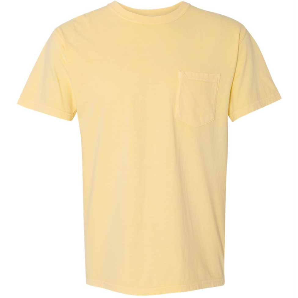 Yellow t-shirt on a white background