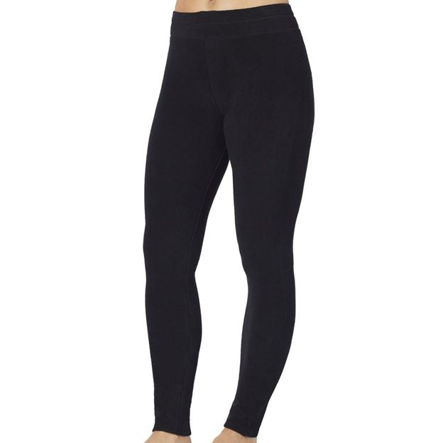 Black leggings on a white background
