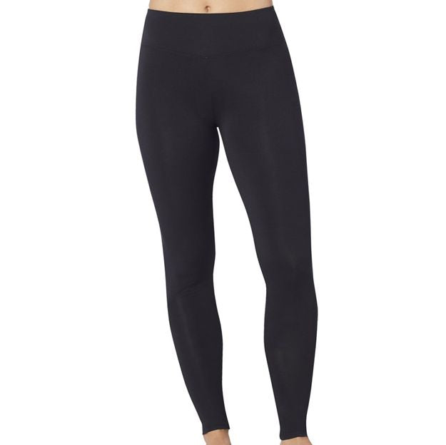 Black leggings on a white background