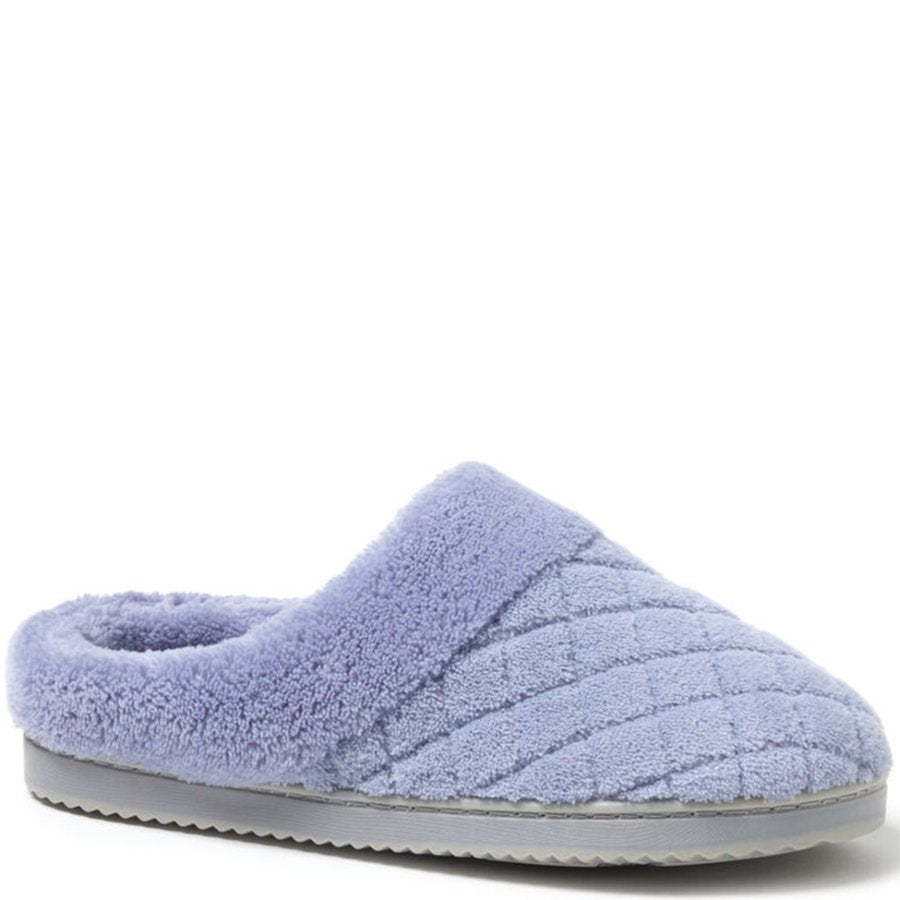 Blue slipper on a white background
