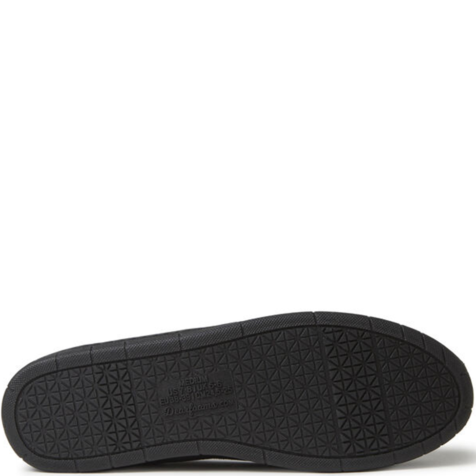 Black shoe sole with geometric pattern on a white background