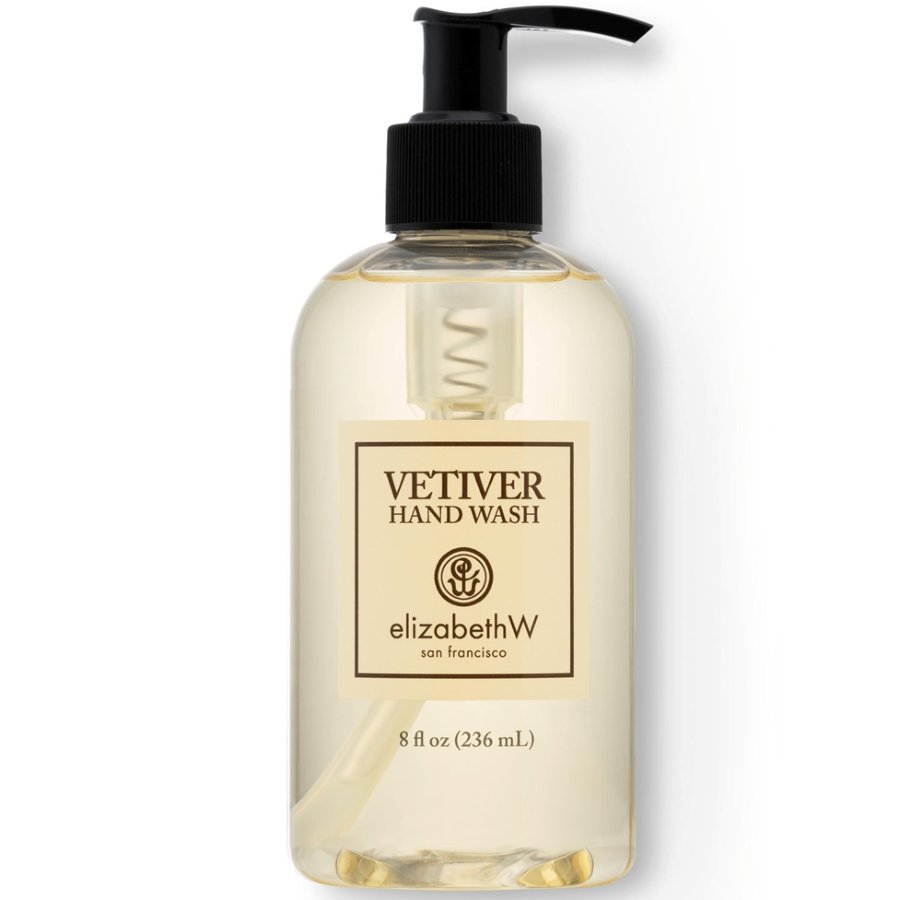 Bottle of Vetiver Hand Wash by Elizabeth W on a white background