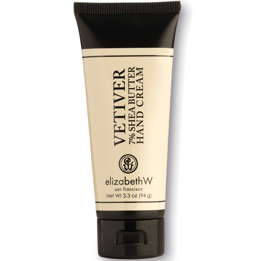 Tube of Vetiver hand cream by elizabethW on a white background