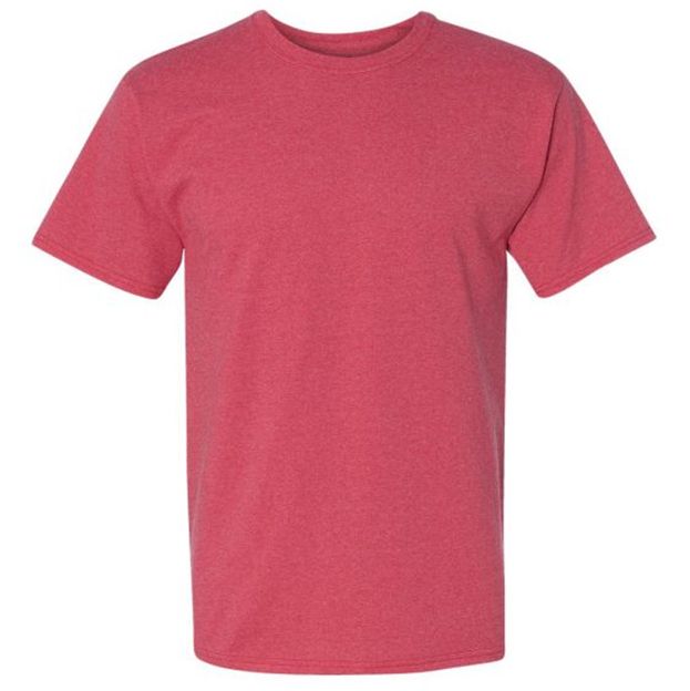 Red t-shirt on a white background