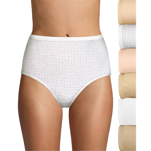 White patterned underwear worn by a person with additional colors stacked on the right.