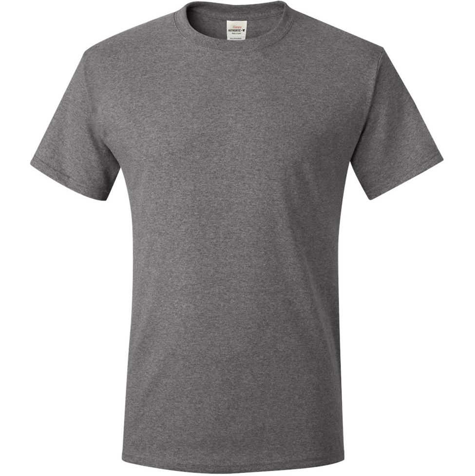 Gray t-shirt on a white background