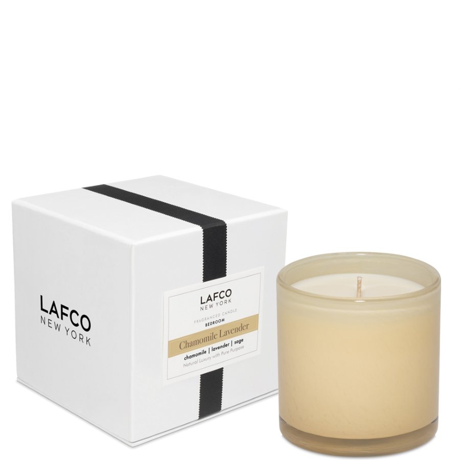 LAFCO Hand Blown Glass Candle 6.5 oz - Chamomile Lavender