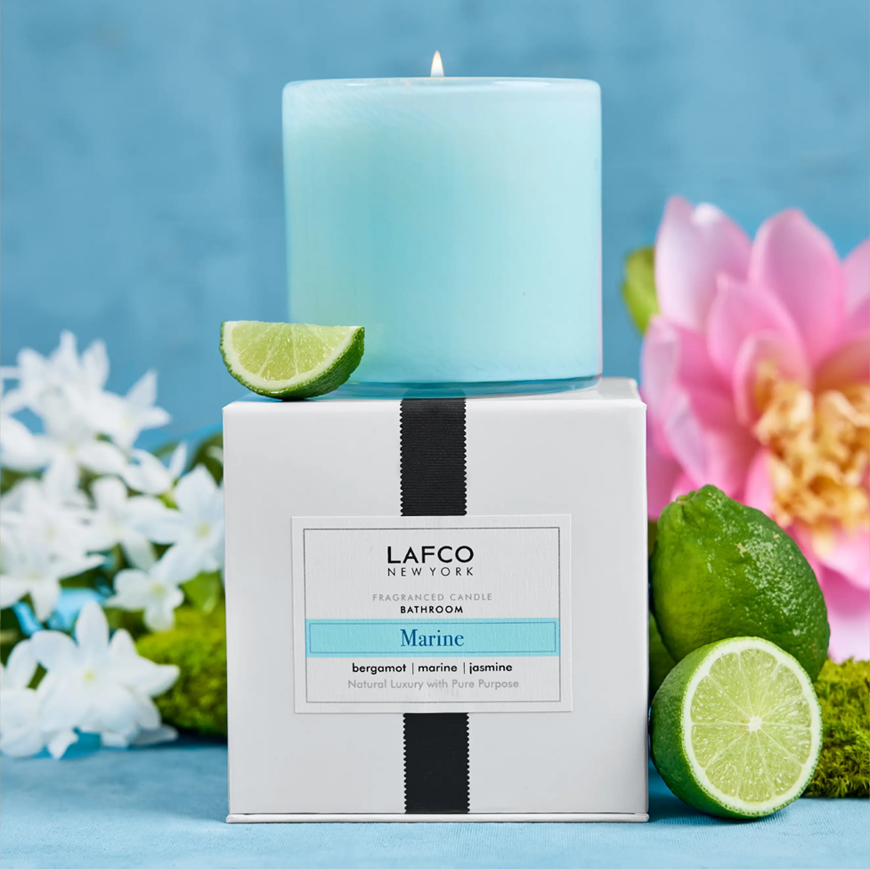 LAFCO Hand Blown Glass Candle 15.5 oz -  Marine