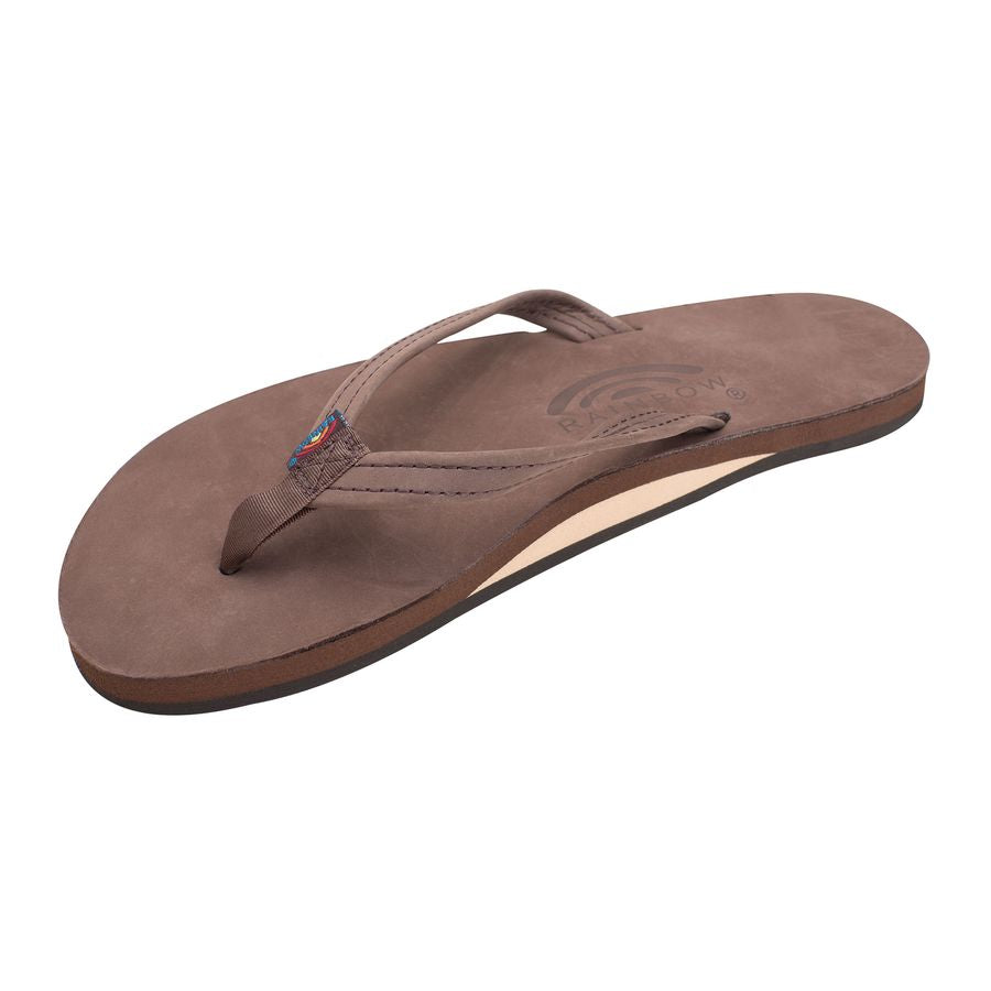 Brown sandal on a white background