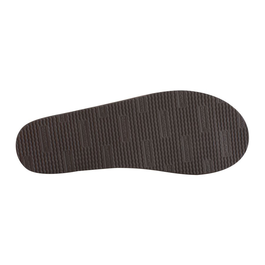Brown shoe sole on a white background
