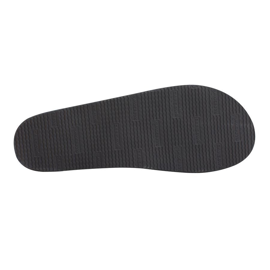 Black shoe sole on a white background
