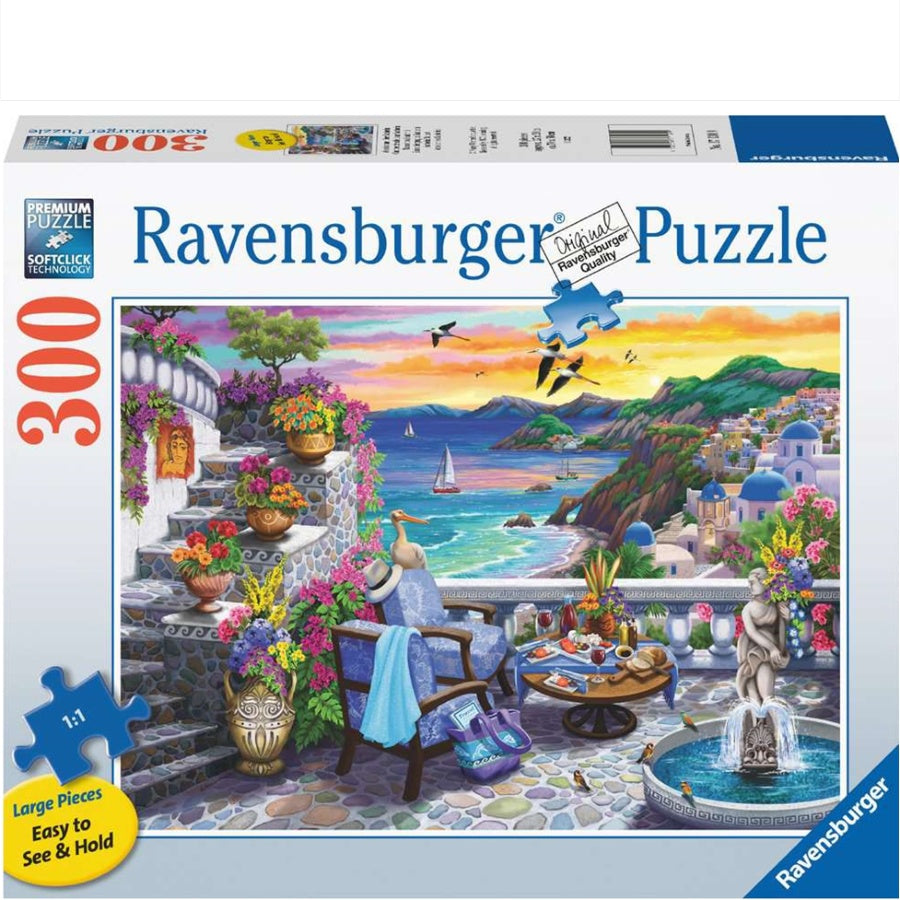 Ravensburger puzzle box with scenic design and '300' piece count