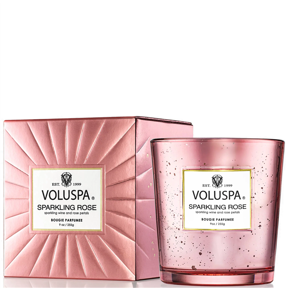VOLUSPA Sparkling Rose Classic Candle