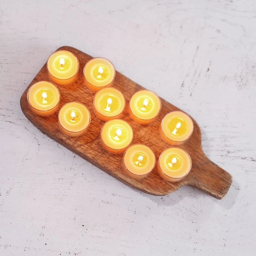 Beeswax Tealights - Box of 6