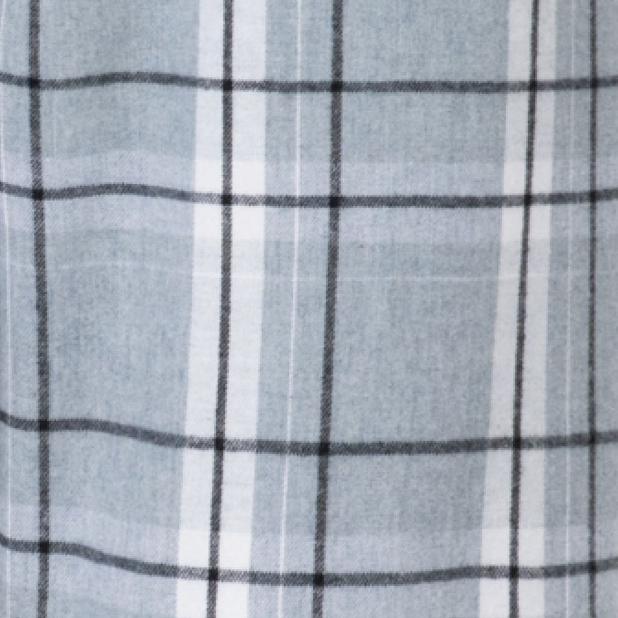 Close-up of a gray and white checkered fabric pattern