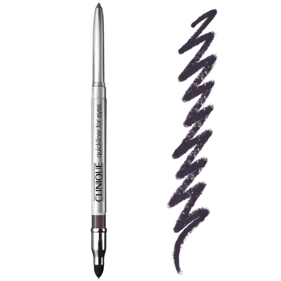 Clinique eyeliner pencil with black line on white background