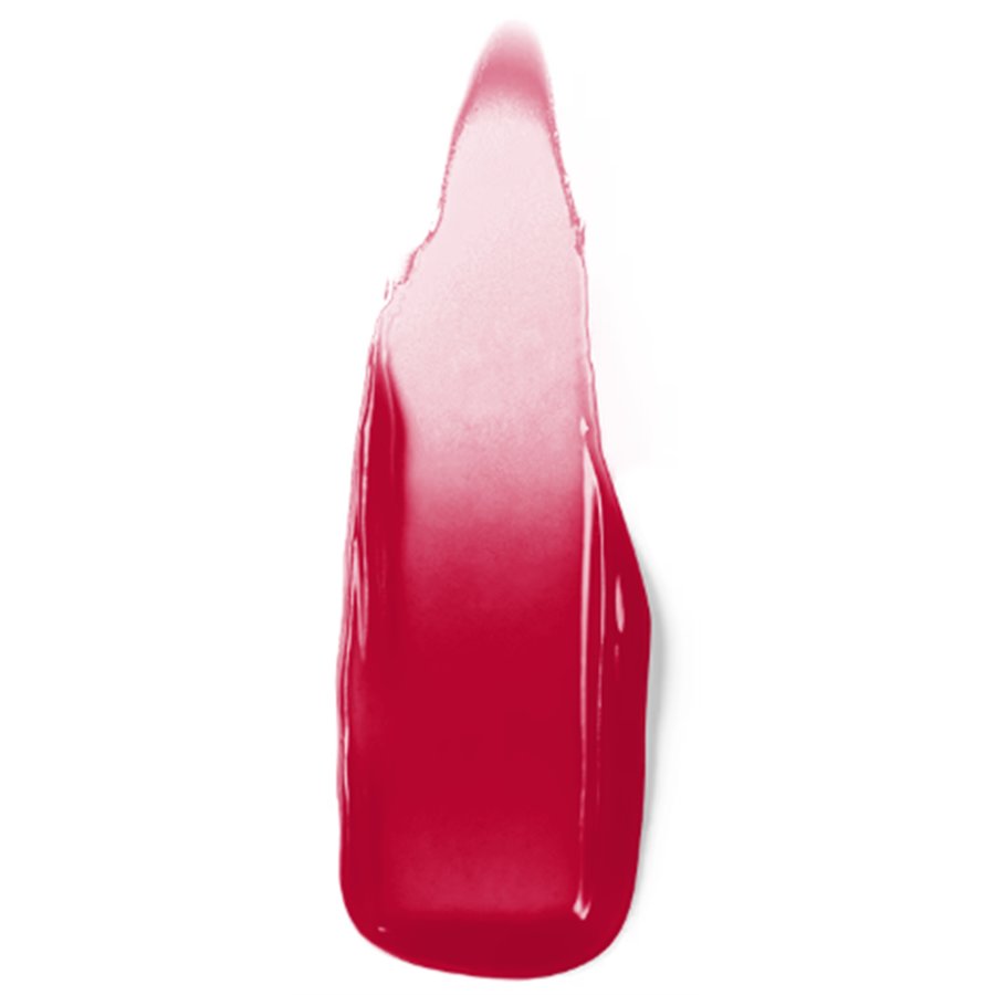 Lip gloss swatch on a white background
