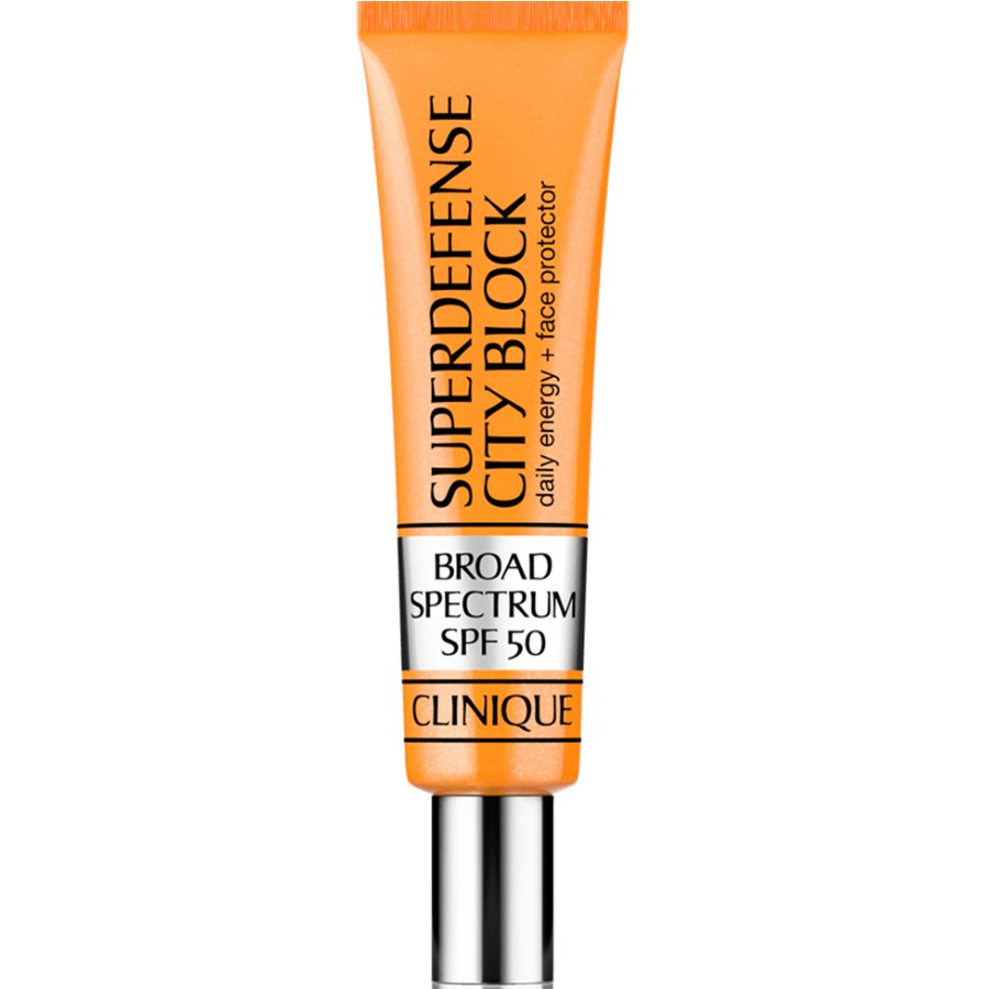 Clinique Superdefense City Block Broad Spectrum SPF 50 on a white background