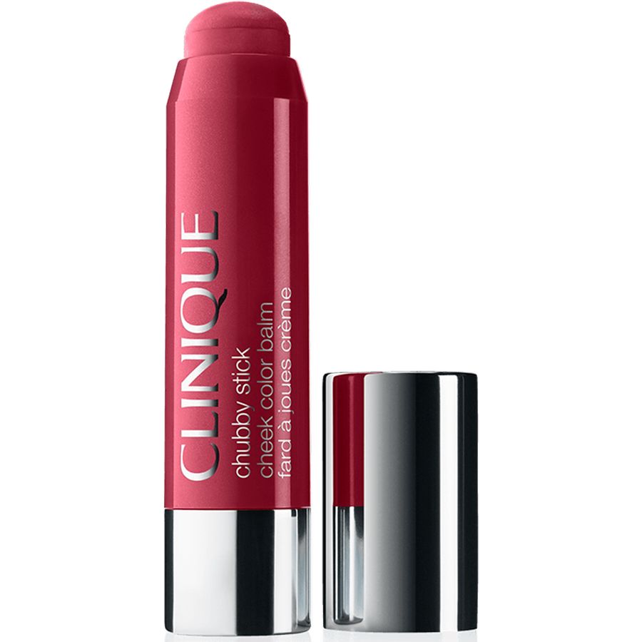 Clinique chubby stick cheek color balm on a white background