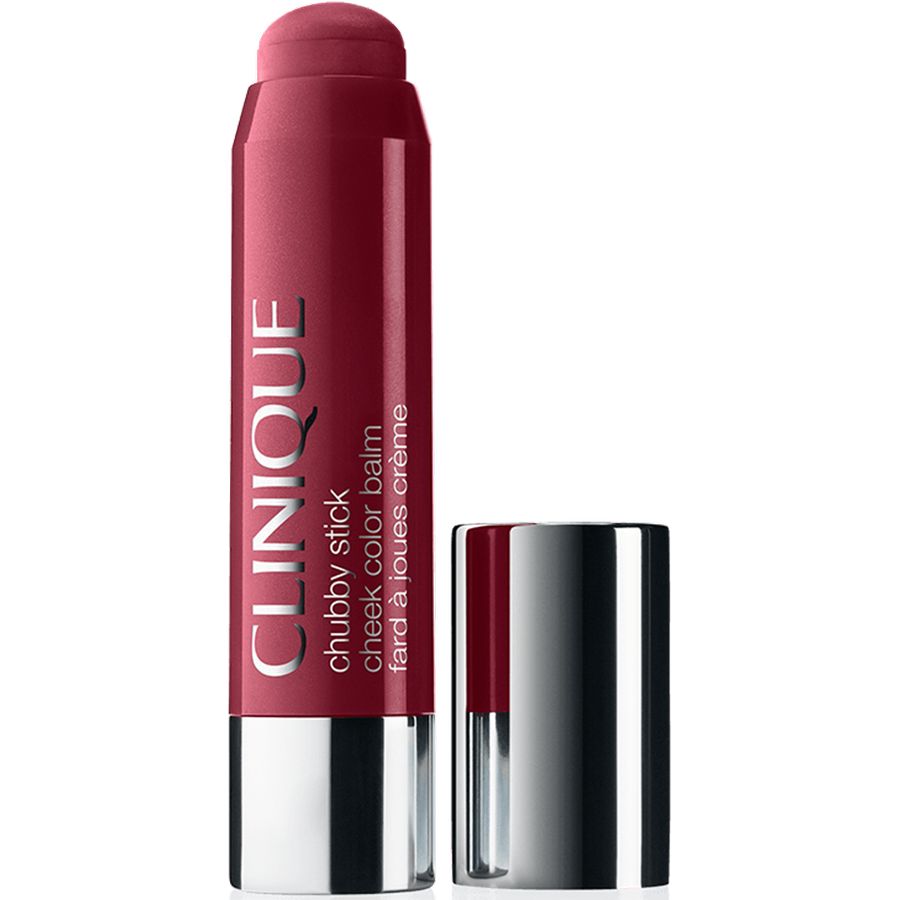 Clinique chubby stick cheek color balm on a white background