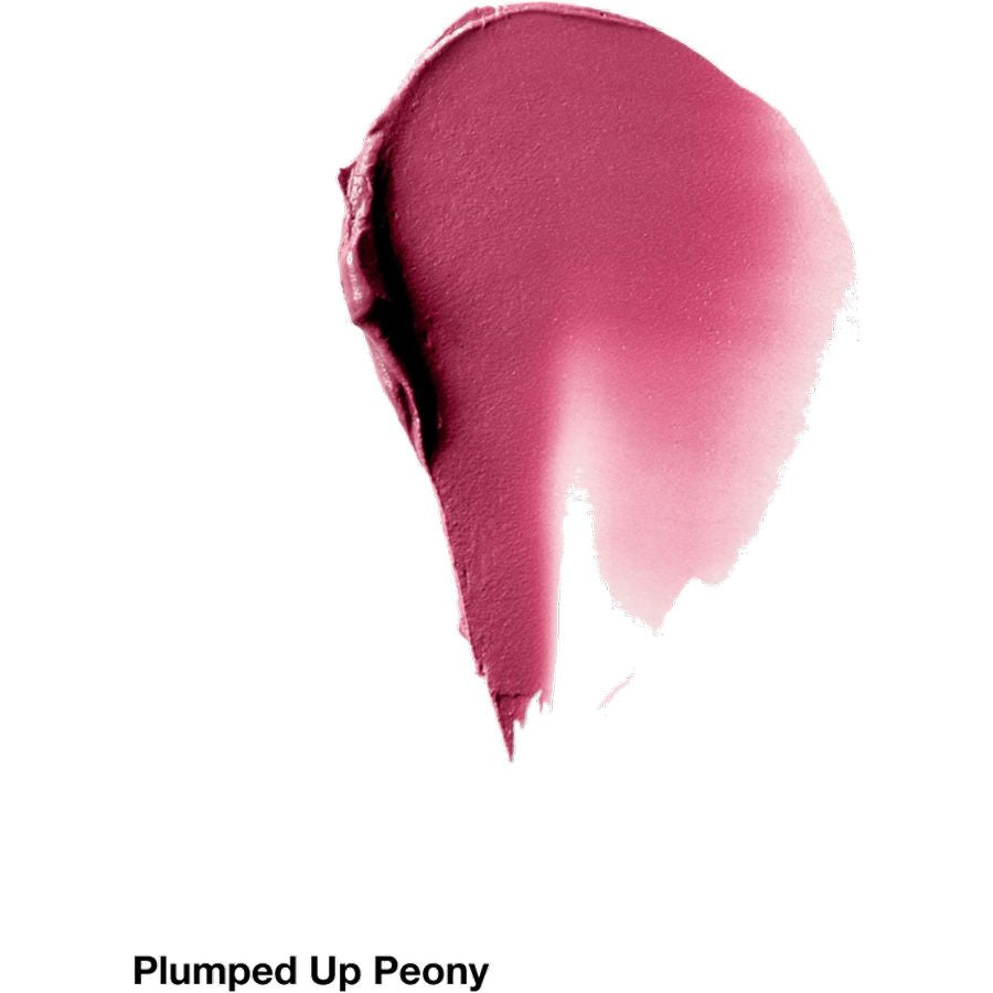 Close-up of a swatch of Plumped Up Peony on a white background