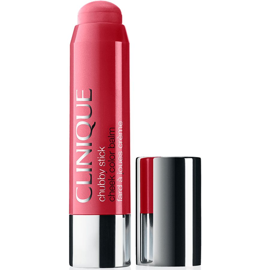Clinique chubby stick cheek color balm on a white background