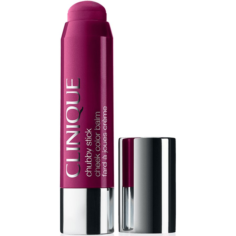 Clinique chubby stick cheek color balm on a white background
