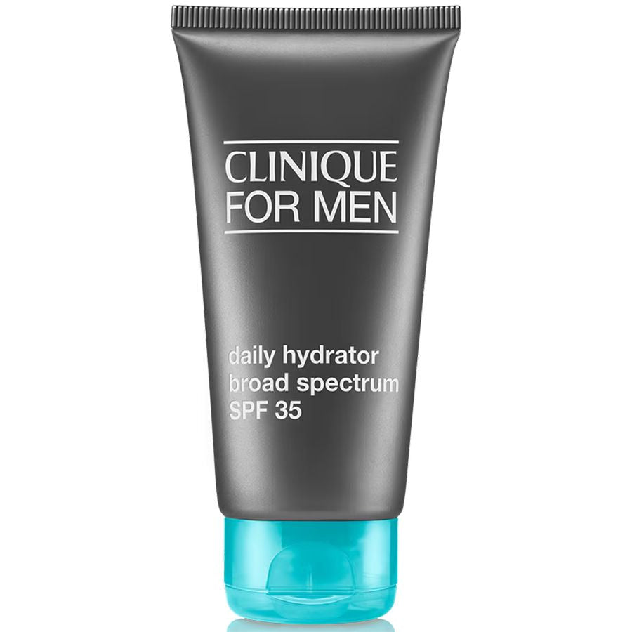 Clinique for Men daily hydrator broad spectrum SPF 35 on a white background