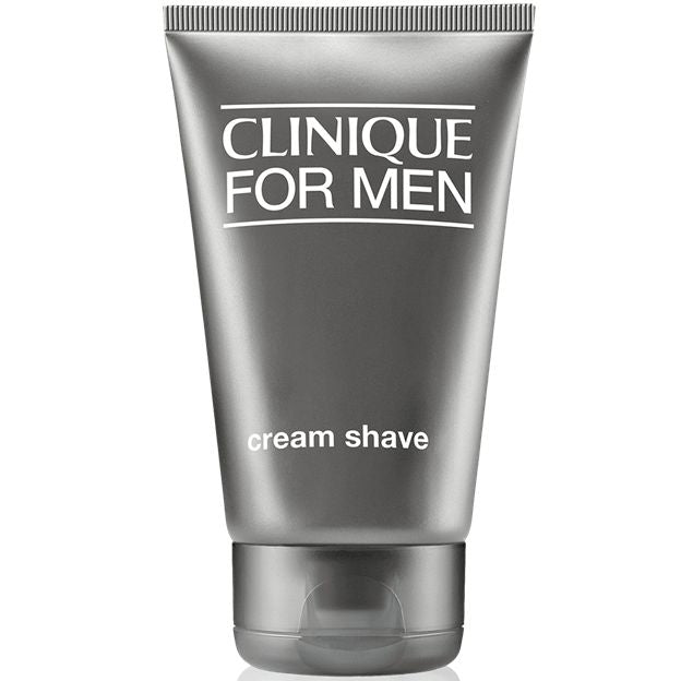 Clinique for Men cream shave tube on a white background