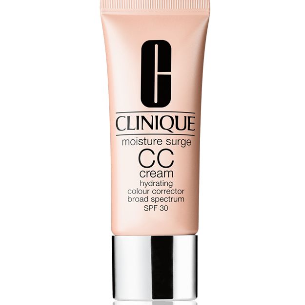 Clinique moisture surge CC cream on a white background