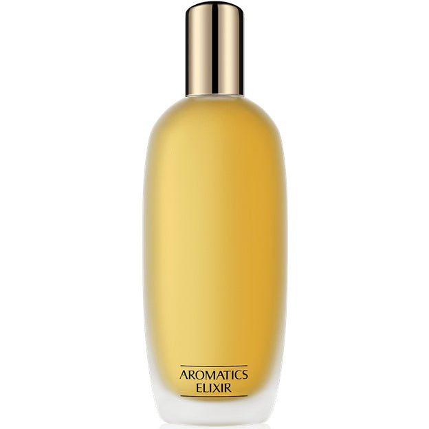 Bottle of Aromatics Elixir on a white background