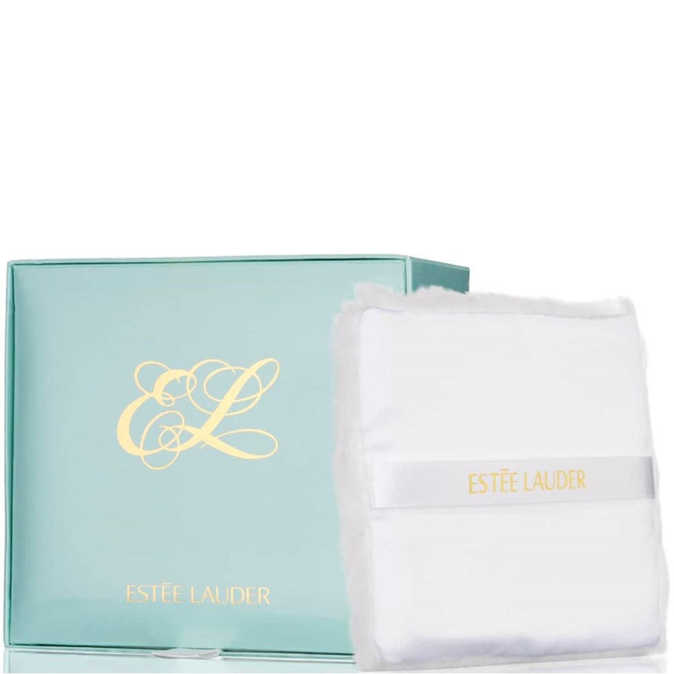 Estee Lauder perfume bottle and packaging on a white background