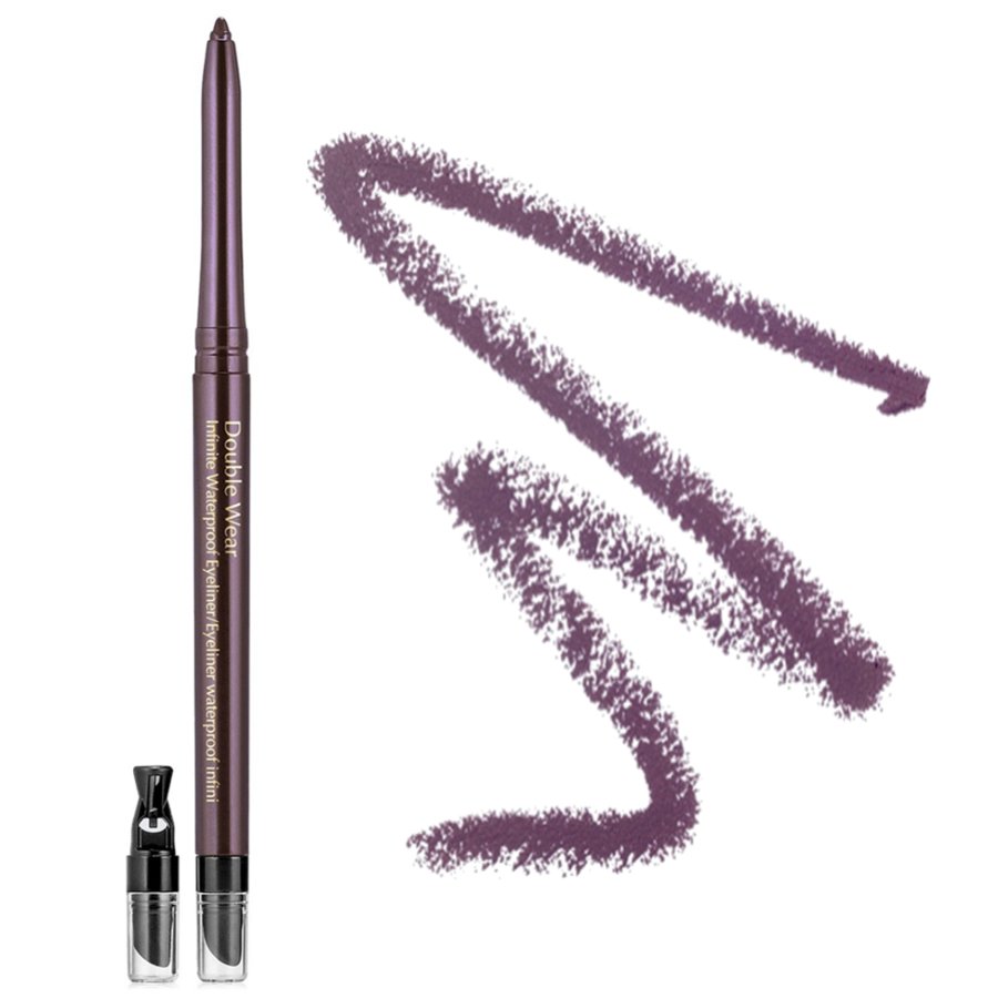 Eyeliner pen with sample of liner on a white background