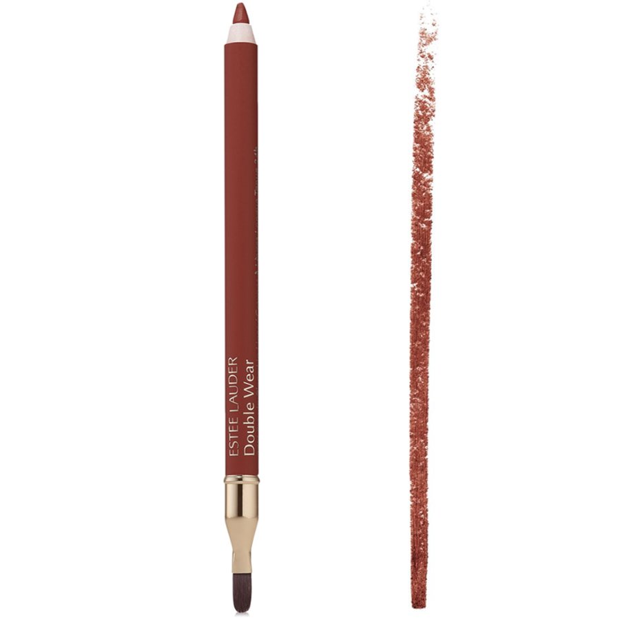 Estée Lauder Double Wear lip liner pencil with color swatch on white background
