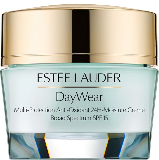 Estée Lauder DayWear cream jar with gold lid