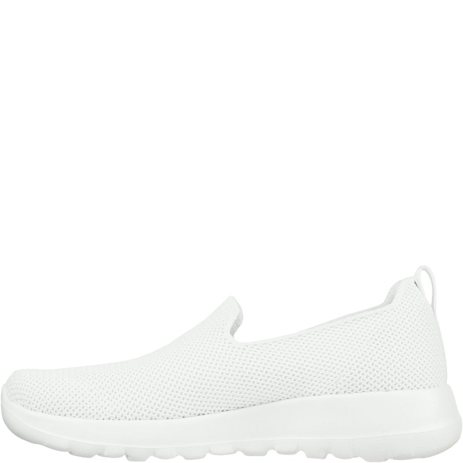 White slip-on sneaker on a white background