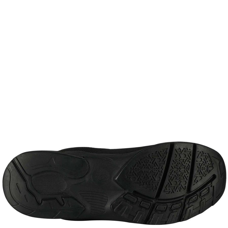 Black shoe sole on a white background