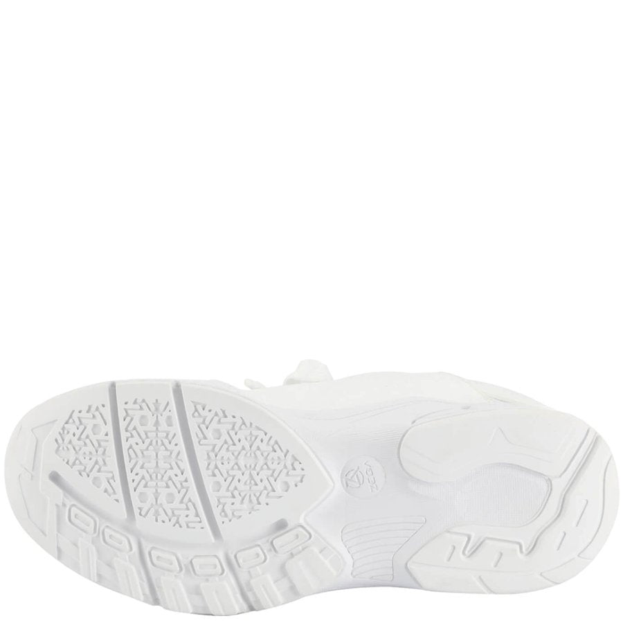 ZEBA Womens Hands-Free Slip-On + Free Sock - Snow White